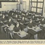1966 typing students